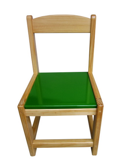 Ghế gỗ tự nhiên màu xanh lá cây 235000 VND